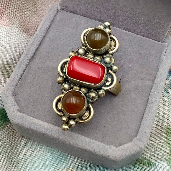 Vintage Bedouin Ring size 8 - Picture 1 of 3